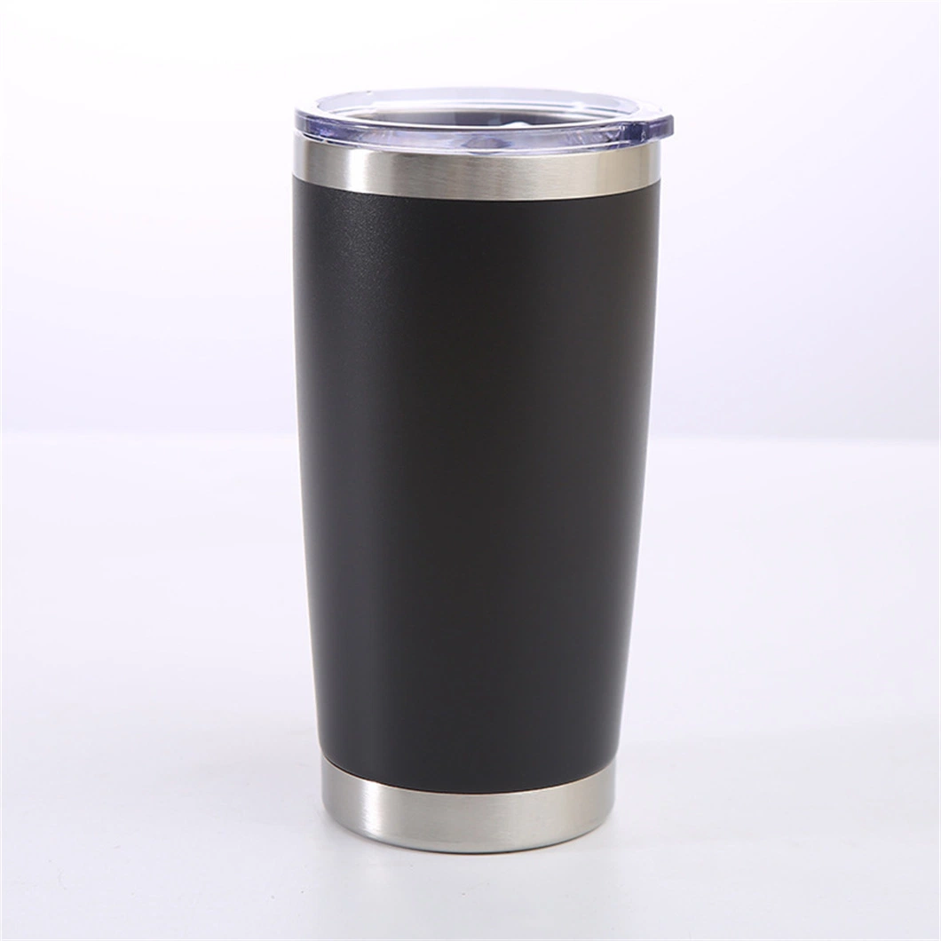 Vacuum Stainless Steel Insulated 20oz Rambler Coffee Travel Tumbler with Lid