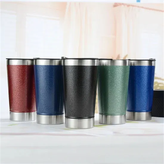 Vaso de pinta apilable Stanley de 20oz con aislamiento térmico para exteriores, tazas de cerveza con aislamiento de doble pared de acero inoxidable